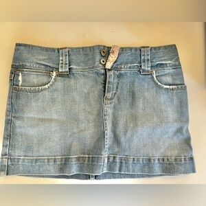 American Eagle denim mini skirt